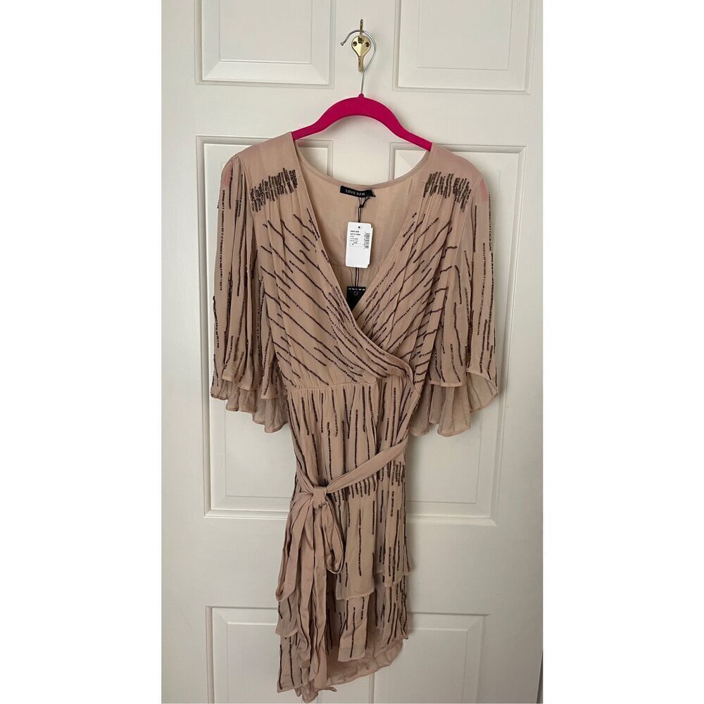 NWT Love Sam Beaded Mini Dress